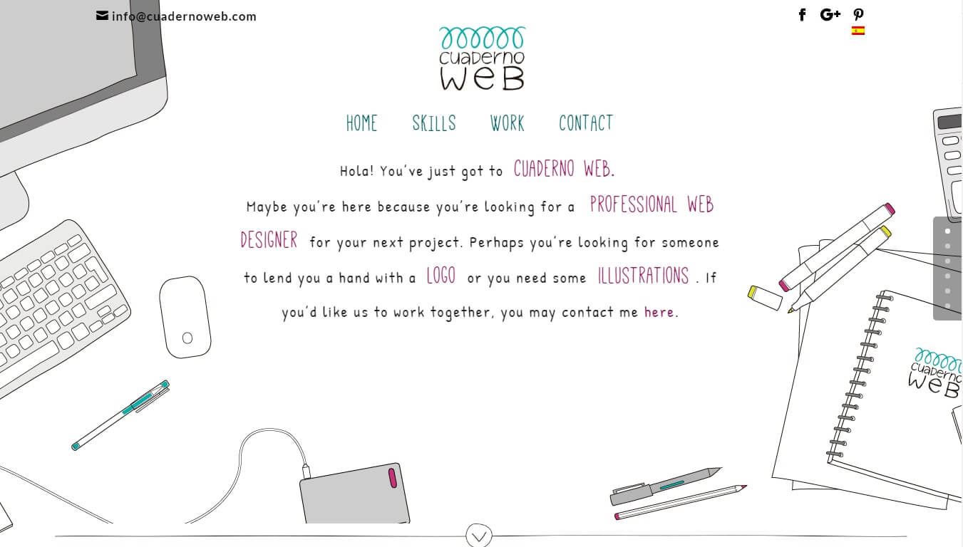 Cuaderno Web Featured by Go Crayons